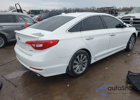 2015 Hyundai Sonata Sport z USA, uszkodzony, nr VIN 5NPE34AF0FH137684